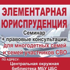 АНОНС Элементарная юриспруденция в г. Партизанск